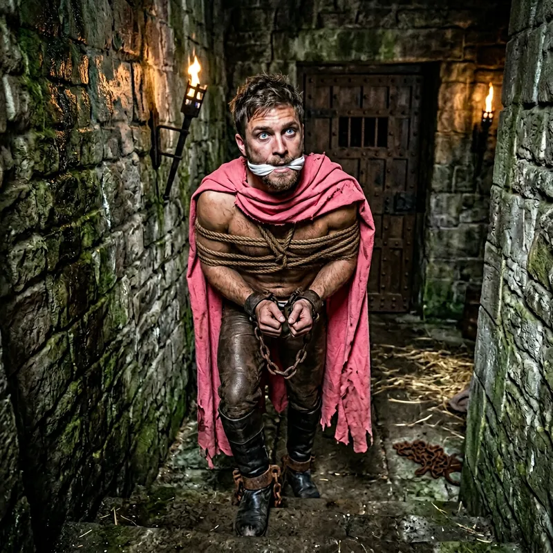 Resilient Muscular Prince in Hidden Underground Chamber