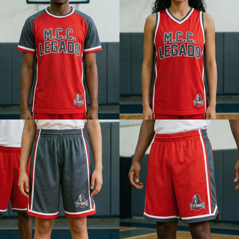 Unisex Basketball Shirt & Shorts - M.C.C. Legado