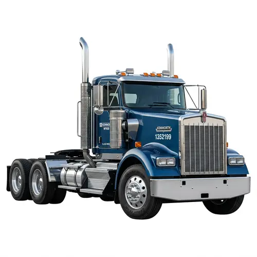 Kenworth Semi Truck - No Background Image