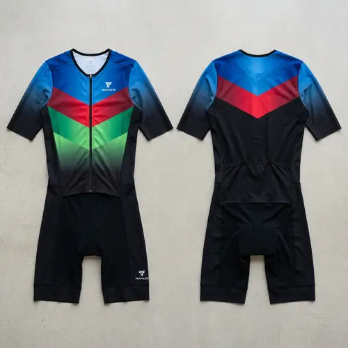Triathlon Suit Mockup - Front & Back Design