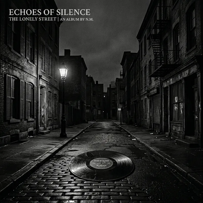 Melancholic Music Album Cover Design