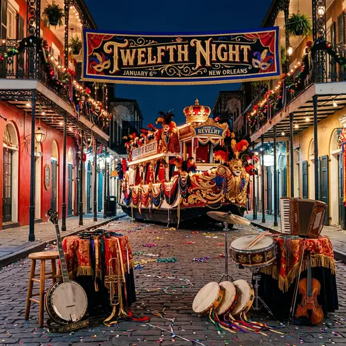 Vivid Carnivale Celebration - Twelfth Night Scene