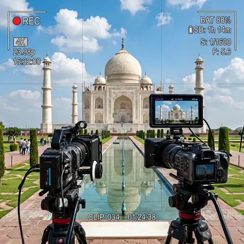 Filming the Grandeur of the Taj Mahal in High Definition
