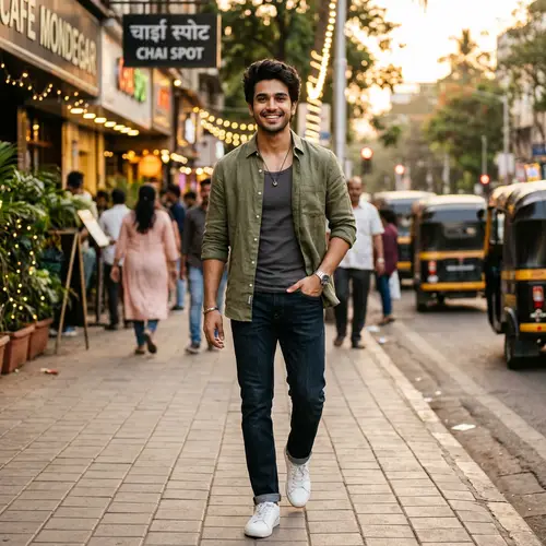 Charismatic Indian Man | Expressive Eyes & Captivating Smile