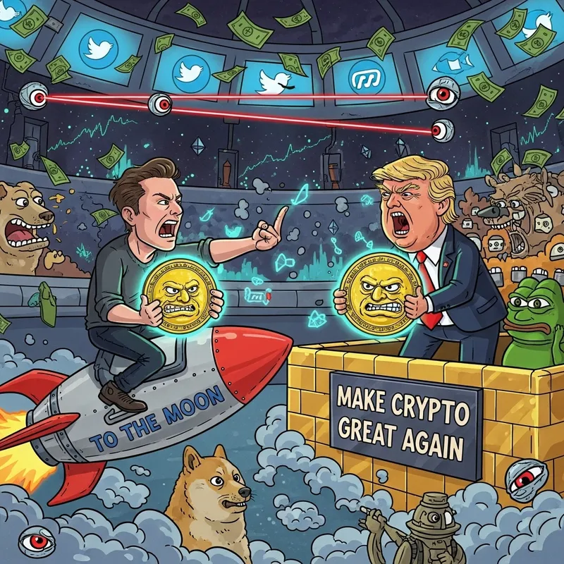 Elon Musk vs. Donald Trump: Crypto Showdown