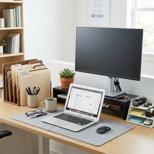Organize Your Office Desk for Maximum Productivity