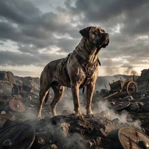 Valiant Dog: Symbol of Ancient Warrior Spirit