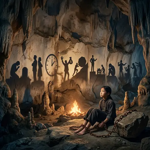 Philosophical Cave of Shadows: Symbolism and Mystery