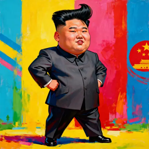 Kim Jong Un Cartoon Art - Fun Illustrations