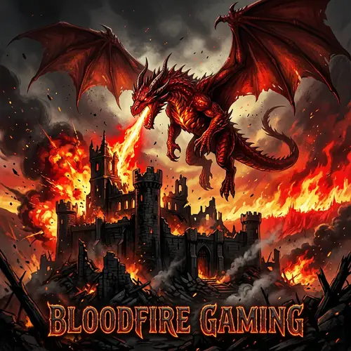 Bloodfire Gaming: Fierce Dragon & Charred Castle