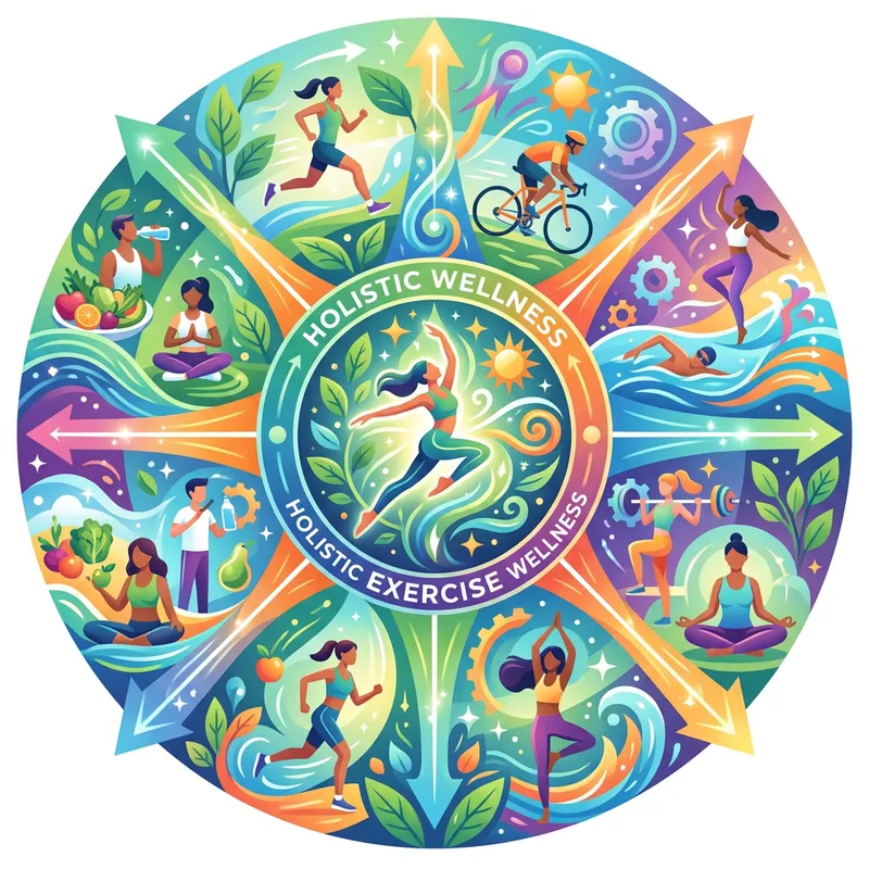 Radial Balance in Designs | Exercise Symbolizes Wellness