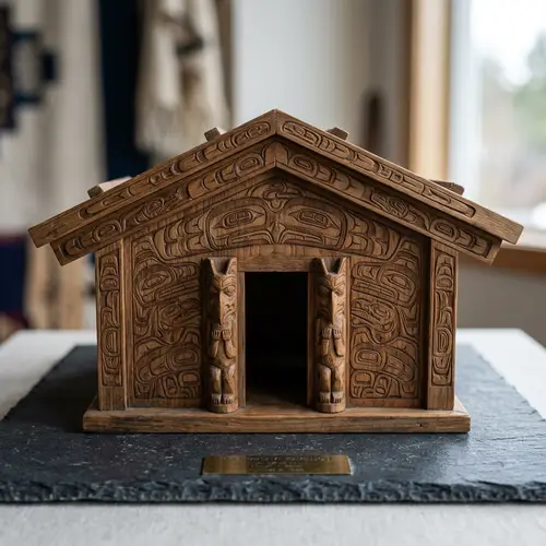 Intricate Indigenous Pavilion - Cultural Heritage and Craftsmanship