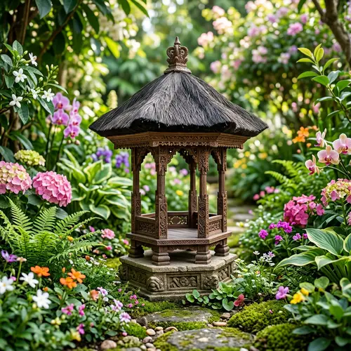 Indigenous-Style Pavilion with Traditional Designs