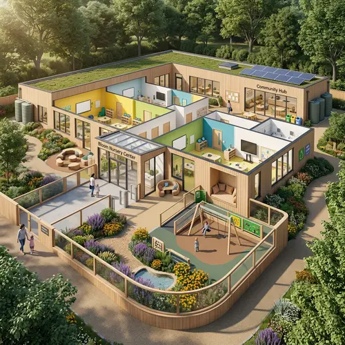 Proposed Nursery Center Design | Safety, Learning, Inclusivity