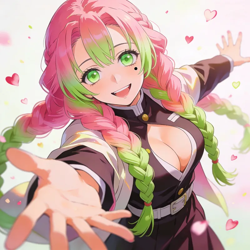 Kanroji Mitsuri: Smiling Demon Slayer Artwork