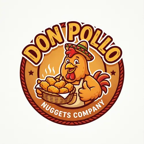 Don Pollo Nuggets Icon Design