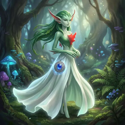 Mythical Creature with Magical Energy Source - Gardevoir Inspiration
