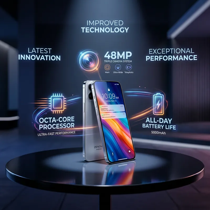 Modern Phone Commercial: Crystal-Clear Screen, Vibrant Colors Modern Phone Commercial: Crystal-Clear Screen, Vibrant Colors