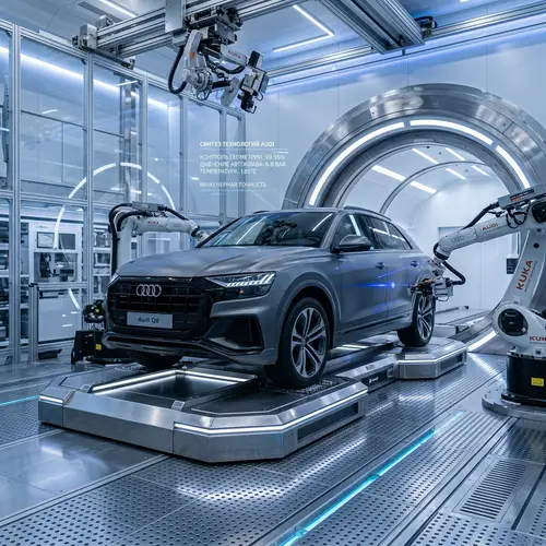 Futuristic Audi Q8 & A8 Production Showcase