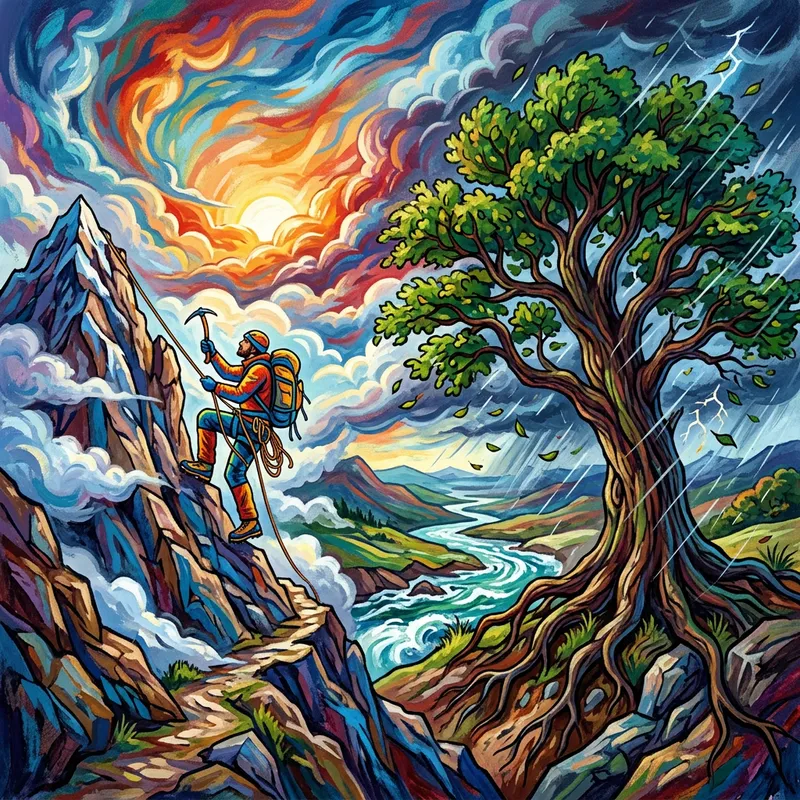 Colorful Determination: A Symbol of Perseverance