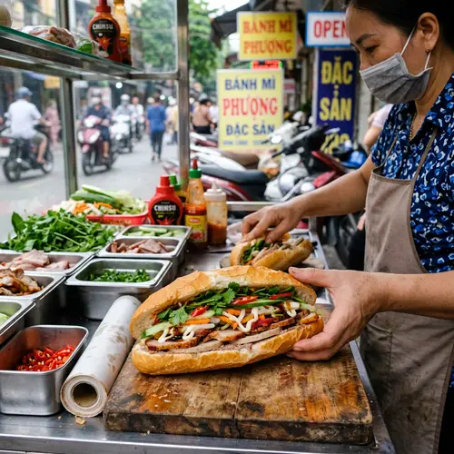 Authentic Vietnamese Banh Mi - Flavorful Sandwiches