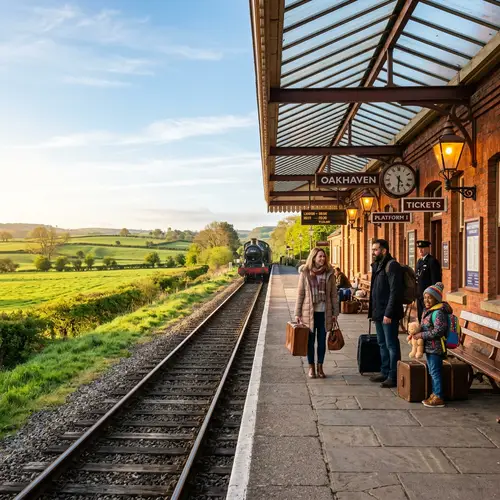 Vintage Train Station | Ticketing Website