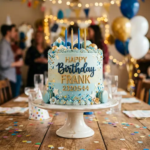 Birthday Cake for Frank - Celebrate in Style