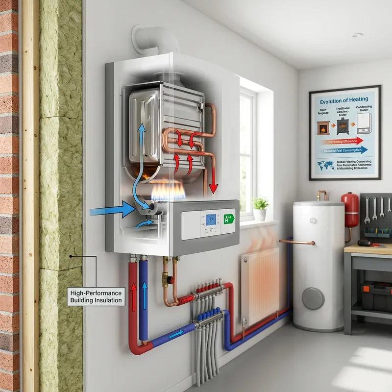 Energy-Efficient Heating Technologies: Optimal Use of Organic Fuel