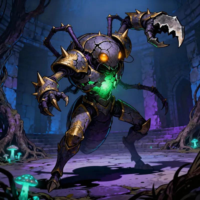 Hollow Knight Inspired Boss Concept Art