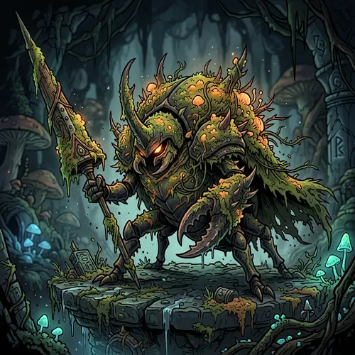 Hollow Knight Inspired Boss Concept Art