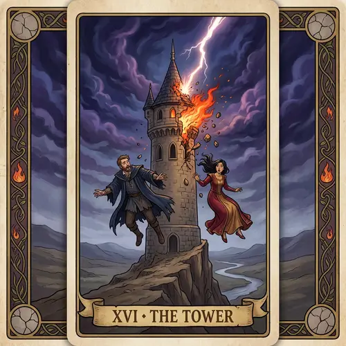 The Tower Tarot Card Meaning: Symbolism of Dramatic Change