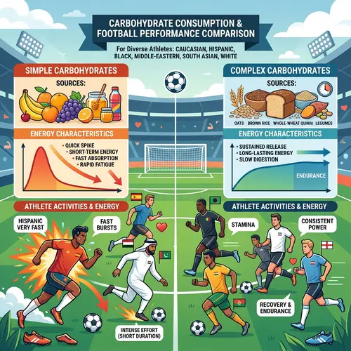 Simple vs Complex Carbohydrates for Football Athlete Performance Comparison