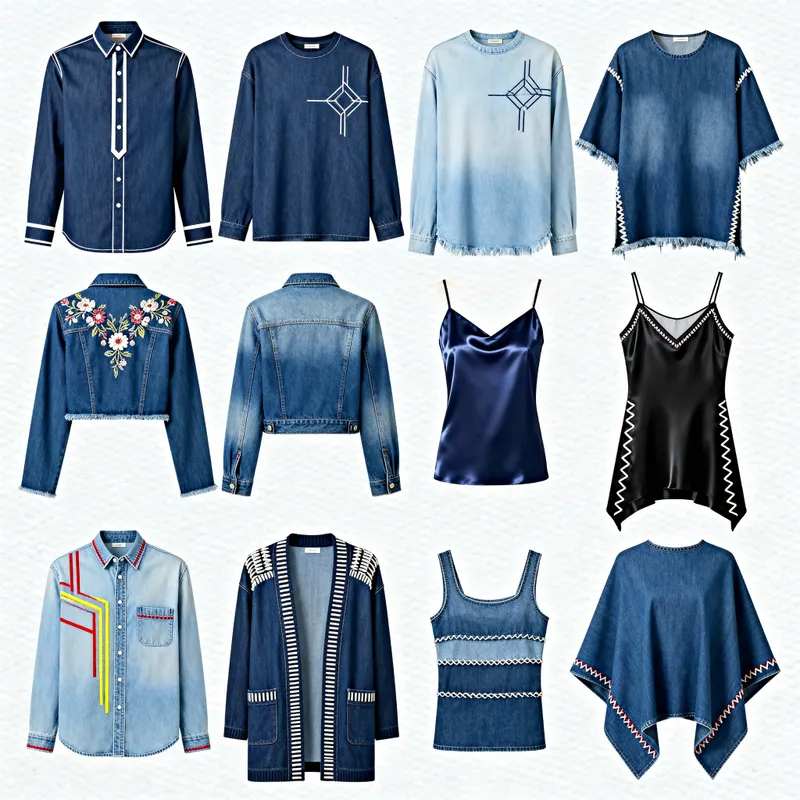 Elegant Denim Tops for Men & Women - Unique Designs