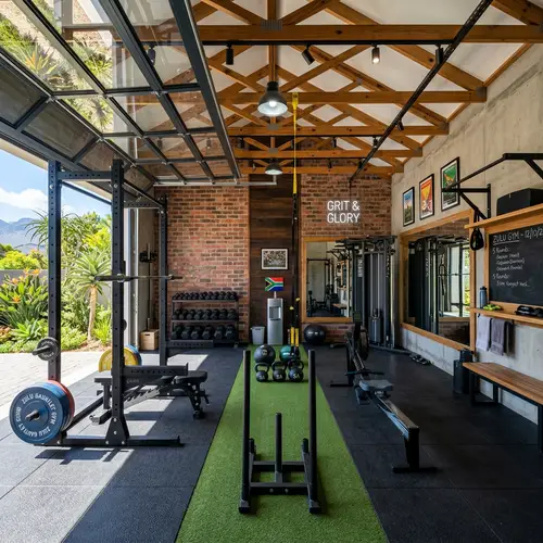 Urban Modern Double Garage Gym in South Africa