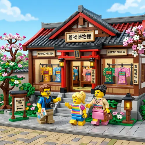 Family Fun: LEGO Set at Kimono Museum