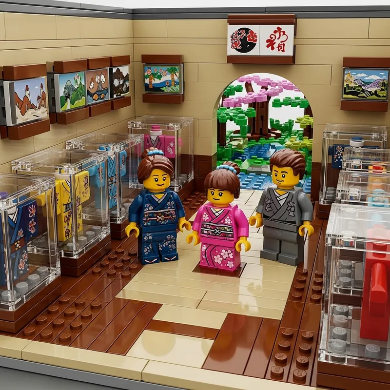 Family Fun: LEGO Set at Kimono Museum Family Fun: LEGO Set at Kimono Museum