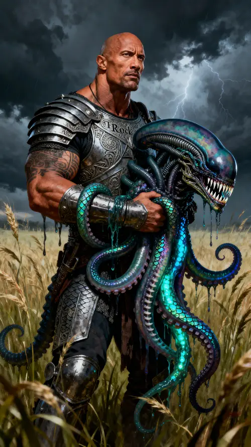 Alien Octopus Encounter: A Stunning Visual Journey