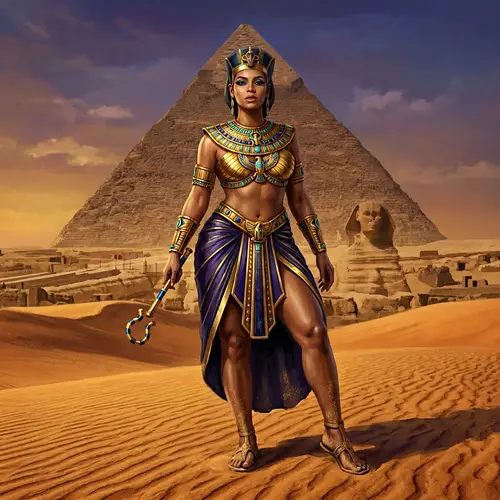 Queen of the Pyramids: Digital Art by Jason Felix