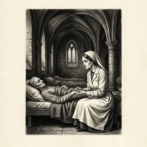 Compassion in a Gothic Hospital: A Nurse's Devotion