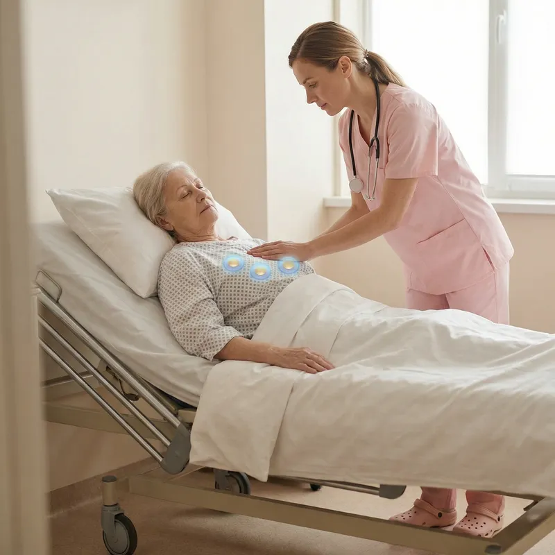 Caring Nurse with Patient: Emotional Hospital Scene