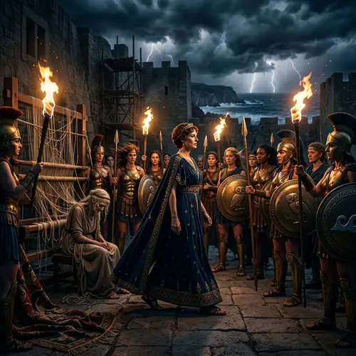 Epic Reimagining of Goddess Penelope in Greek Mythology