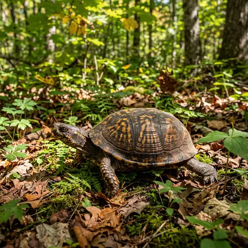 풀타입 육지 거북: Nature's Resilient Wanderer