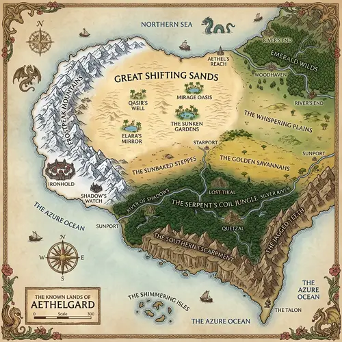 Explore the Enigmatic Continent Map