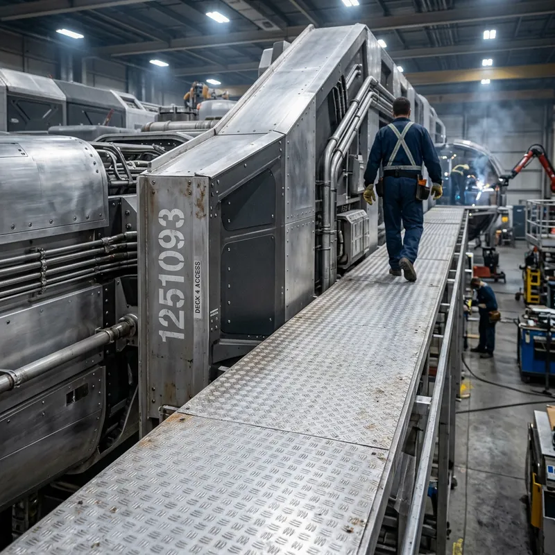 Aluminum Diamond Plate on Space Ships
