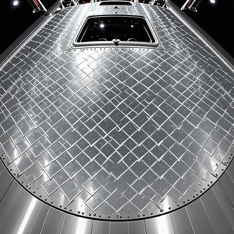 Aluminum Diamond Plate on Space Ships
