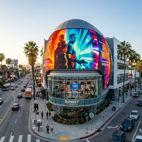 Sunset Boulevard Orb: Unique Billboard & Broadcasting Space