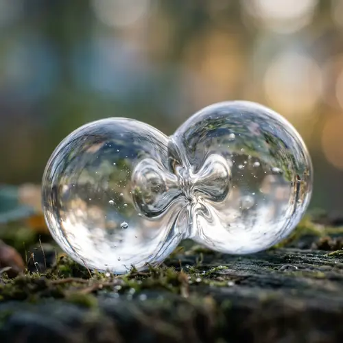 Glass Orbs Macro Photography | Abstract Surrealism Scene