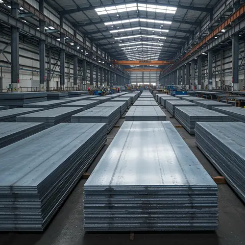 Galvanized Sheets Manufacturing in a Factory