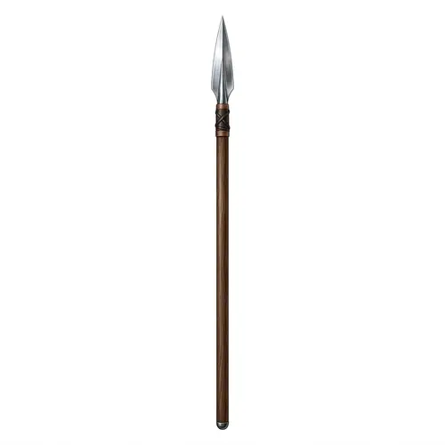 Traditional Spear Illustration - Handcrafted Design