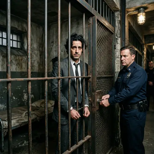 Justice Served: Mysterious Man Behind Bars